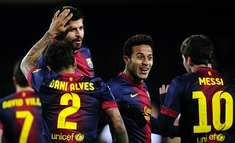 كلاسيكو الكأس يؤخر فوز برشلونة والريال على أشبيلية وديبورتيفو للشوط  الثاني