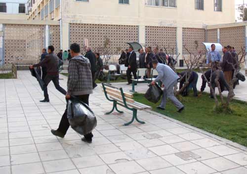 الأمن الجامعي في الطفيلة التقنية ينظم حملة نظافة 