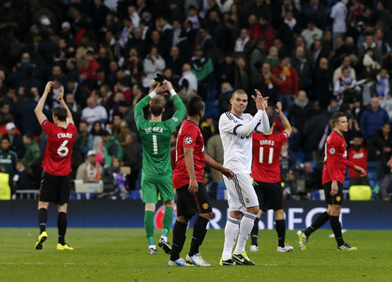 ريال مدريد يواجه مانشستر يونايتد