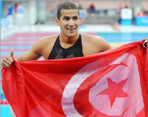  الملولي يتوج بذهبية السباحة الأولى للعرب 