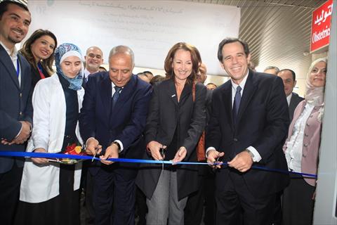 افتتاح اقسام النسائية والتوليد المحدثة في مستشفى الجامعة الاردنية