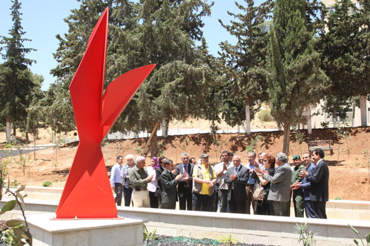  الأميرة وجدان تشهد النتاج الأول لطلبة التصميم الداخلي في الأردنية