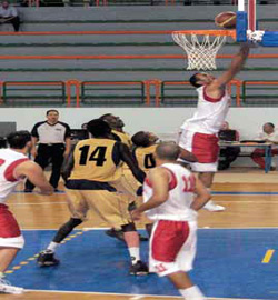 منتخب السلة يفوز على منتخب المغرب ويلاقي مصر الخميس
