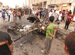مصرع 7 أشخاص بتفجير سيارة مفخخة ببغداد