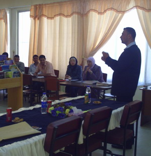 ورشة تدريبية بكلية الشوبك الجامعية 