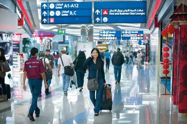 27.12 مليون مسافر عبر مطار دبي في 5 أشهر
