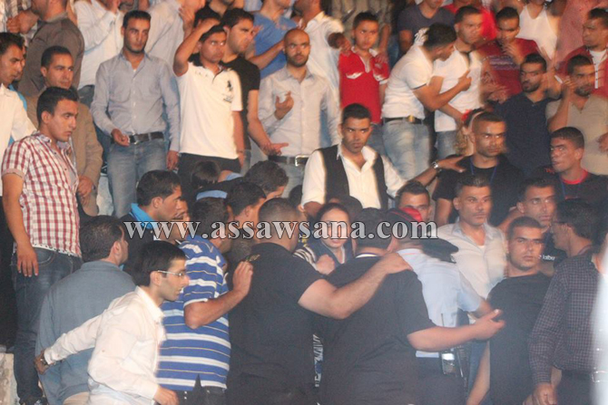 مشاجرة وتحرش بسهرة الجمعة في جرش  ..  صور