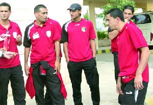 المنتخب الوطني لكرة القدم يتدرب فـي رام الله 