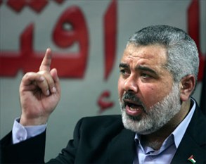هنية ينفي تدخل حماس في الأزمة المصرية