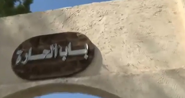مسلحون يقتحمون باب الحارة  ..  فيديو