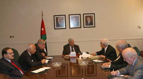 النسور يلتقي رؤساء مجالس امناء الجامعات الحكومية