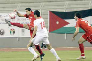 المنتخب الاردني لكرة القدم  يفوز على نظيره السوري 