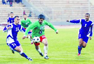 الوحدات يفوز على اليرموك 2- صفر والجزيرة على اتحاد الرمثا 2- صفر