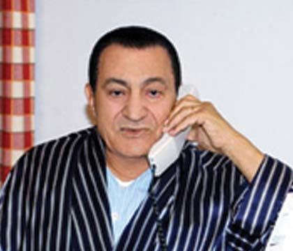 وضع مبارك قيد الاقامة الجبرية