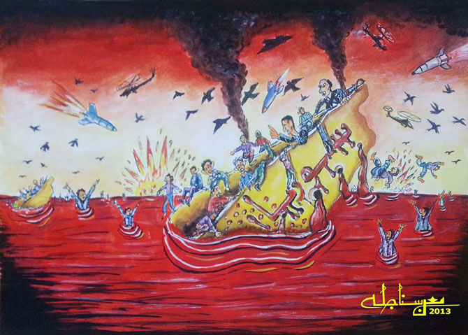 سوريا تغرق