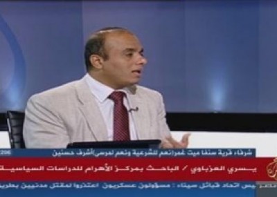 بالفيديو  ..  مذيع الجزيرة يطرد ضيفه على الهواء