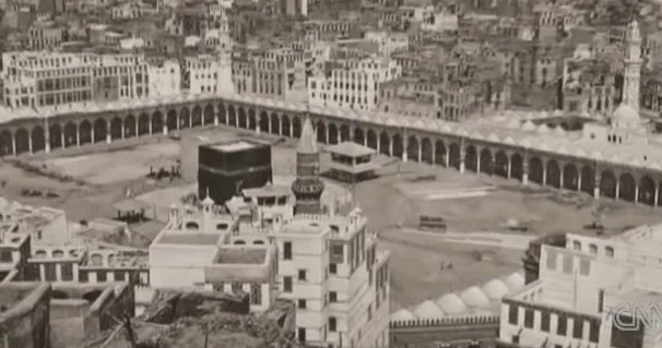 مقطع نادر لمكة المكرمة عام 1885