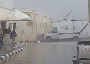 أمطار غزيرة في مكة وتسجيل 7 اصابات  ..  صور