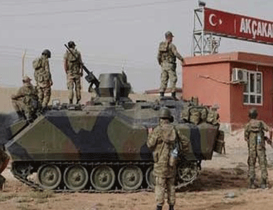 الجيش التركي يقصف مواقع تابعة لإسلاميين في سوريا