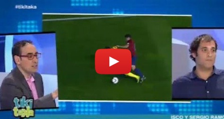 بالفيديو: لاعبو برشلونة يهددون الحكم