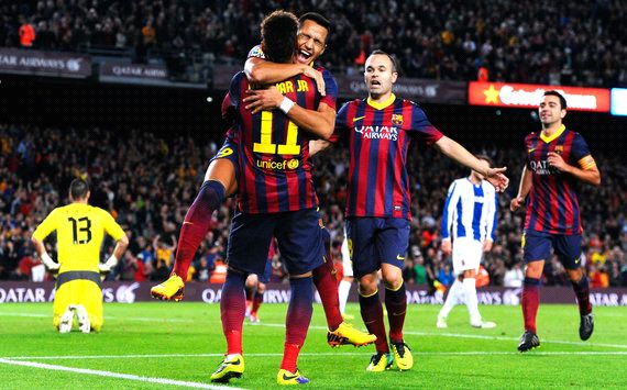 برشلونة يحسم ديربي كاتالونيا .. ويغرد في الصدارة .. فيديو