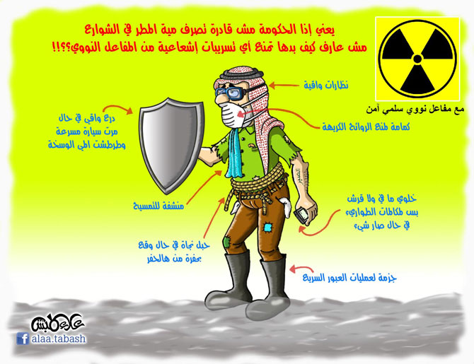 المفاعل النووي والمياه في شوارعنا