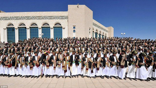 بالصور : أكبر حفل زفاف بالعالم بدعم قطري