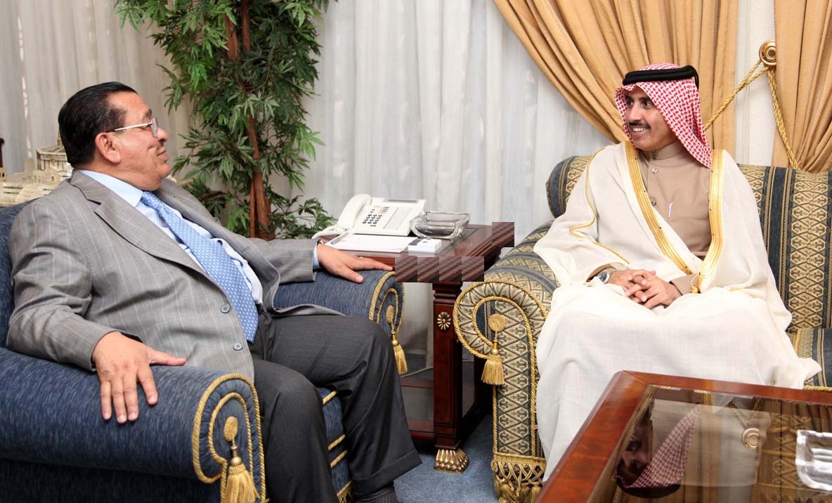 الروابدة يلتقي السفير القطري ورئيس مجلس حقوق الانسان