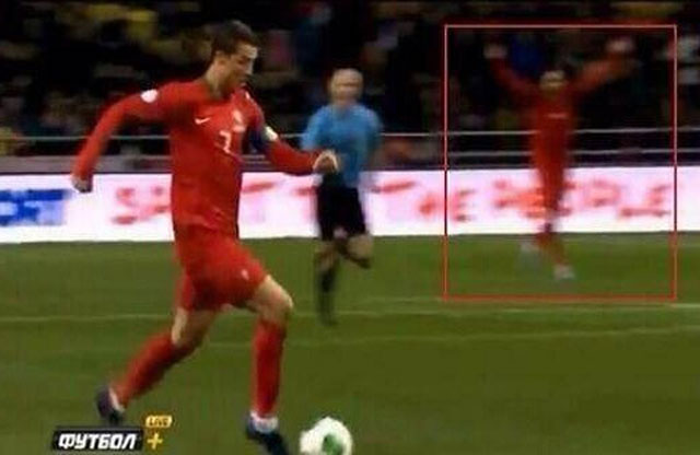 بالفيديو: لاعب برتغالي يحتفل بهدف رونالدو قبل تسجيله!