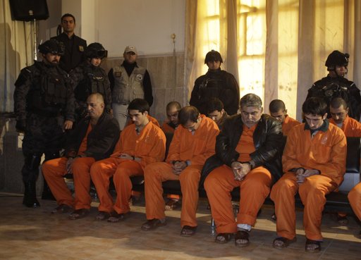 إعدام 11 عراقيا بتهمة الإرهاب 