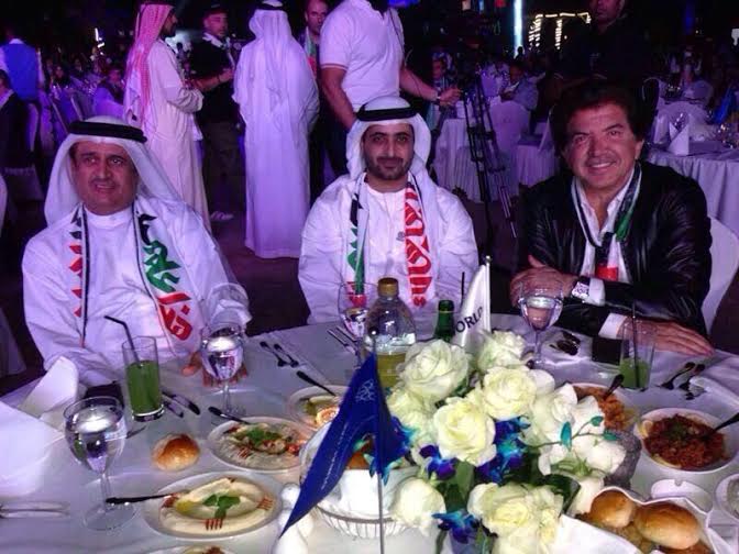 وليد توفيق يحتفل بفوز دبي بتنظيم اكسبو 