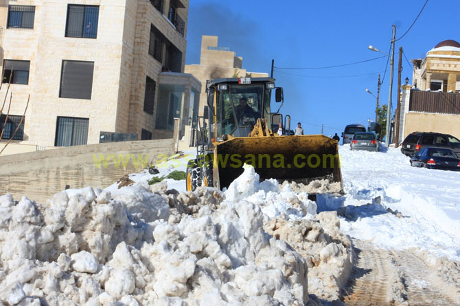أمانة عمان : فتح الشوراع الفرعية  ..  صور