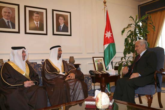 النسور يستقبل رئيس البرلمان العربي