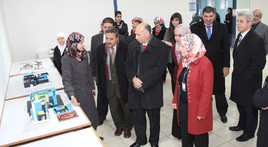 الموسى يفتتح قسم هندسة العمارة باليرموك