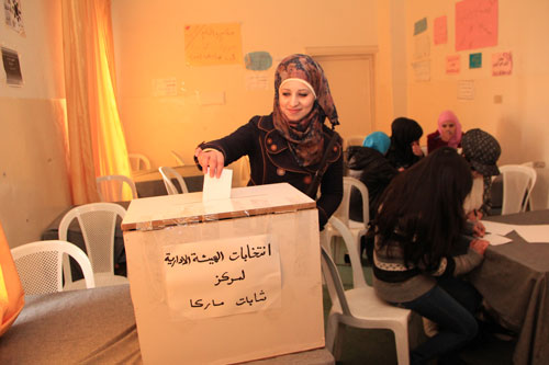 انتخابات المراكز الشبابية‎