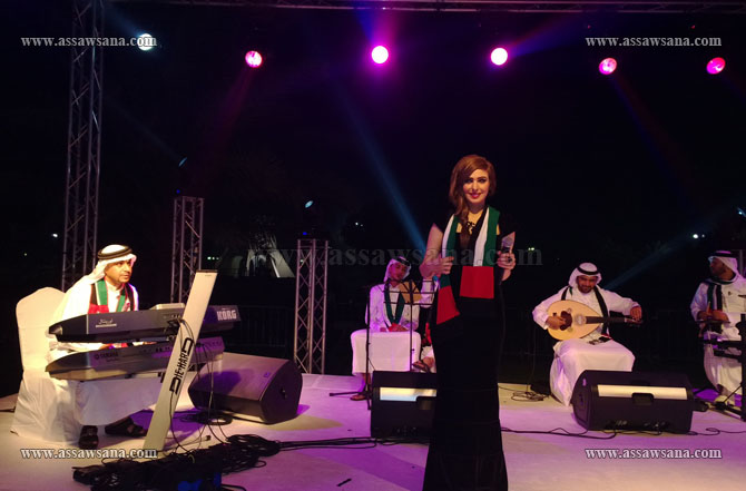 الأردنية عريب تحيي حفلاً في مهرجان بأبو ظبي .. صور
