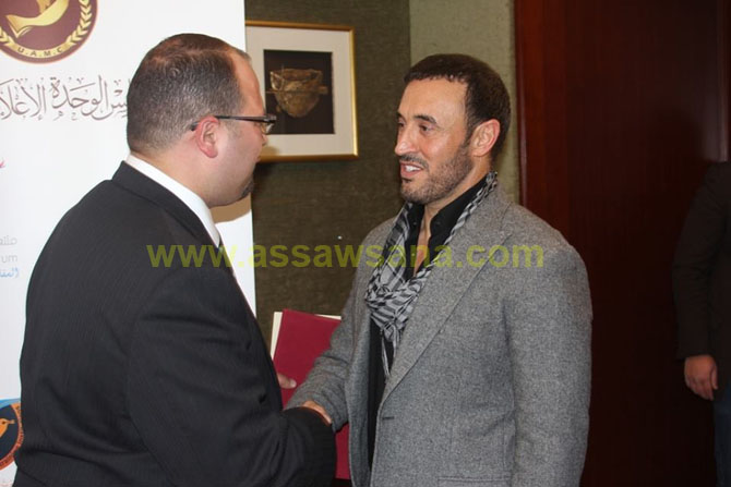 منح كاظم الساهر لقب سفير الفنانيين الشباب العرب .. صور
