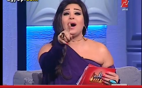 زغرودة فيفي عبده إحتفالاً بترشح السيسي تهز ستديو mbc مصر - فيديو