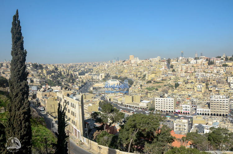 اطلالة على امانة عمان في وسط البلد