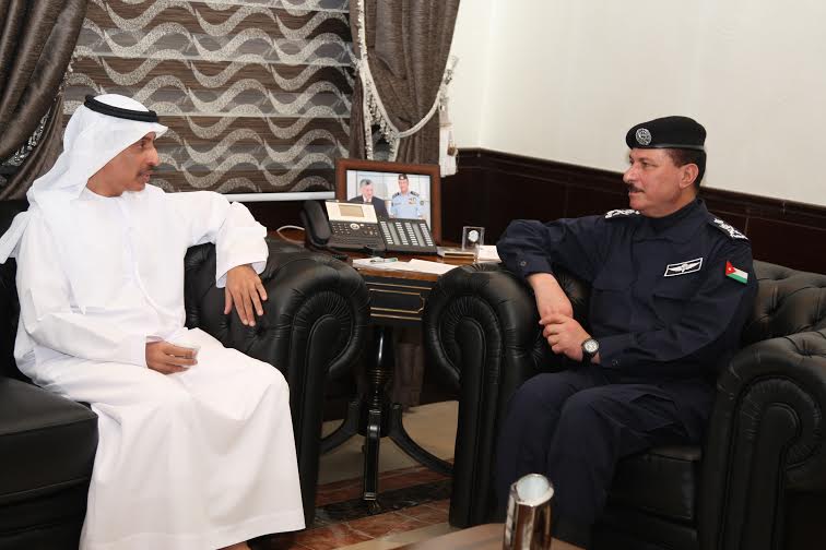 الفريق الطوالبة يستقبل نائب قائد شرطة عجمان