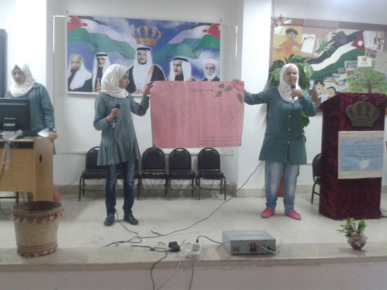 لقاء بيئي تشاركي لمدرستين في كفرنجة