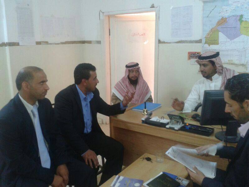 المعلمين تقوم بزيارة تفقدية لمدارس الرويشد - صور