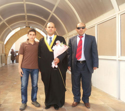 تهنئة لـ  الدكتور عمر عبدالله مطارنة