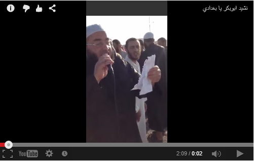 بالفيديو - أنصار داعش في الزرقاء يهتفون للبغدادي 