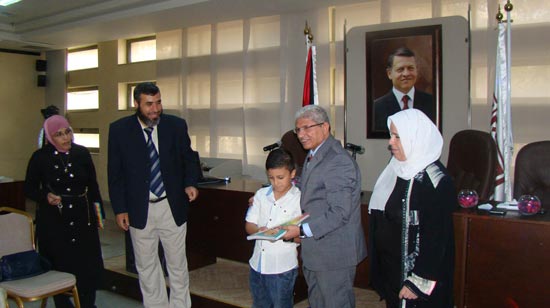 تكريم أصغر مؤلفين اردنيين