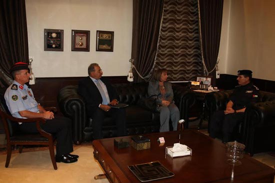 مدير الأمن العام يستقبل وزيرة النقل‎