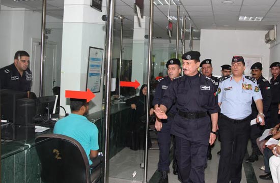 الطوالبة يتابع وحدات الامن العام