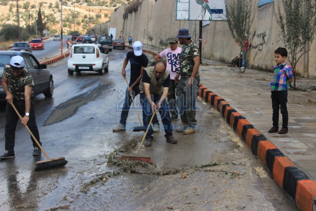 بالصور  ..  انطلاق مبادرة بهمتنا نبني مدينتنا في كفرنجة‎