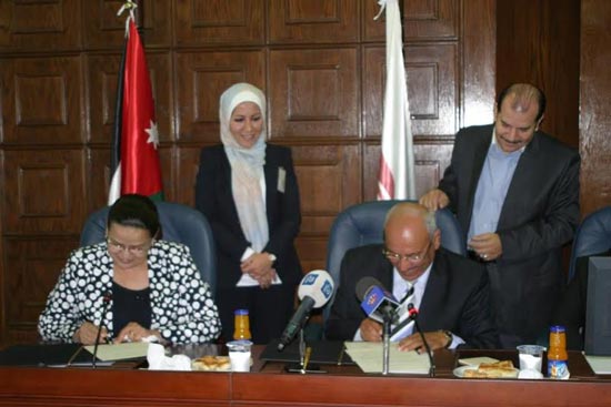  الضمان وبلدية مأدبا تنشئان حديقة الضمان الاجتماعي البيئية