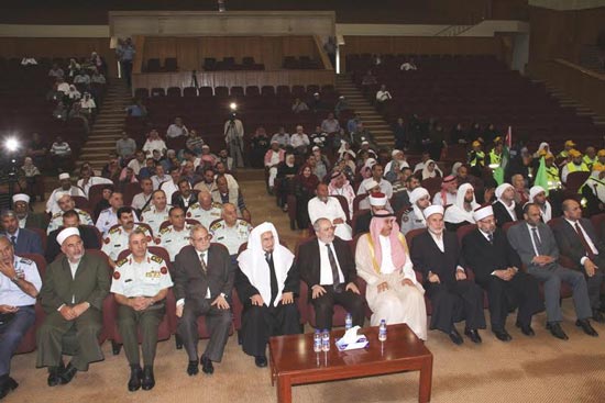 وزير الاوقاف يرعى حفل وداع قافلة الحج الاولى 